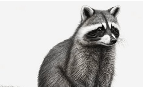 Drawing:Hwzuqweanla= Racoon