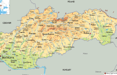 Map:Im1ctrul7du= Slovakia