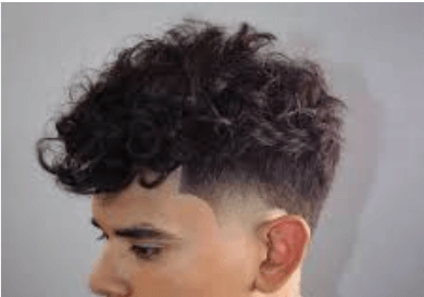 Curly Hair:Yggztoz_-L4= Edgar Cut