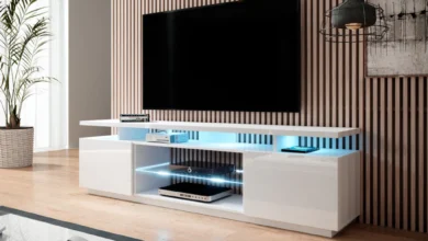 Off-White TV Stands