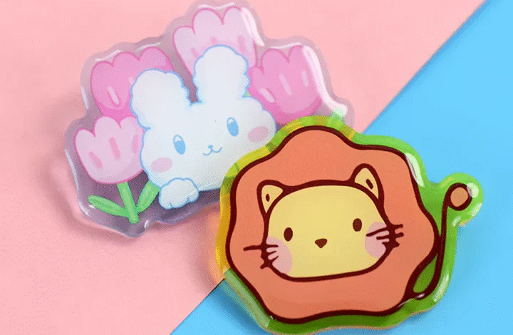 Order Custom Clear Pins for Branding & Gifts